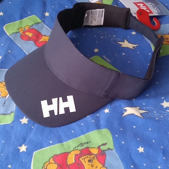 New!! Pair of Helly Hansen Visor Golf Hat Dark Navy Blue Baseball Cap - Picture 1 of 9
